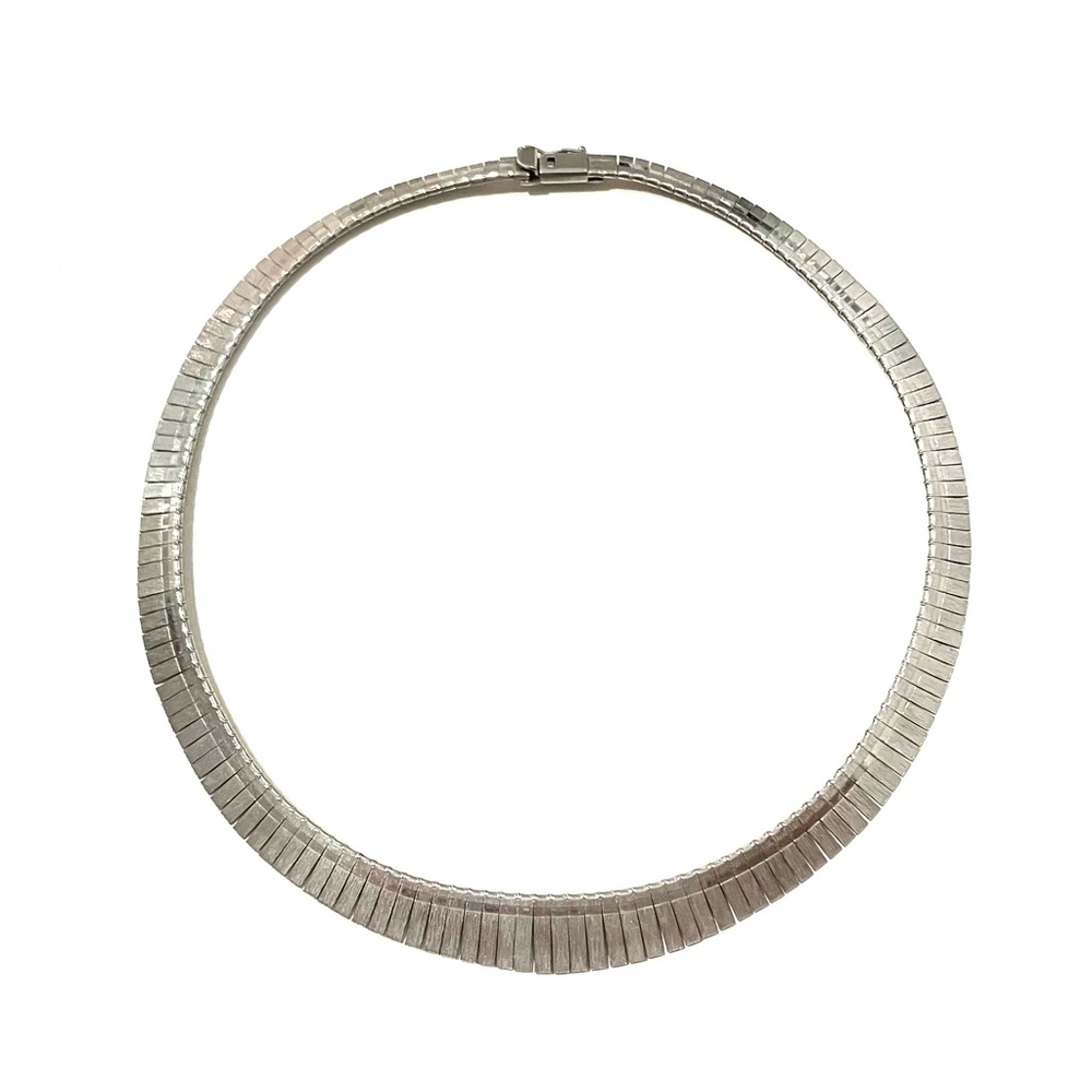 Sterling Silver 925 Cleopatra Collar Necklace 16”